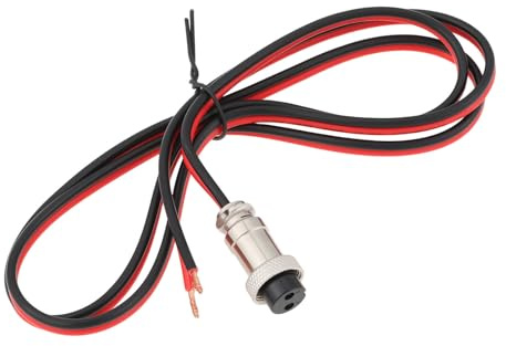 MechPort 2Pin Core Radio Power Cable 1.2 m 12 V DC Lead Compatible with Kenwood TR-7400 VHF