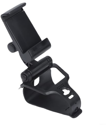 Soporte ajustable para teléfono para controlador DualSense Edge construido para mayor durabilidad y rendimiento constante en juegos (negro)