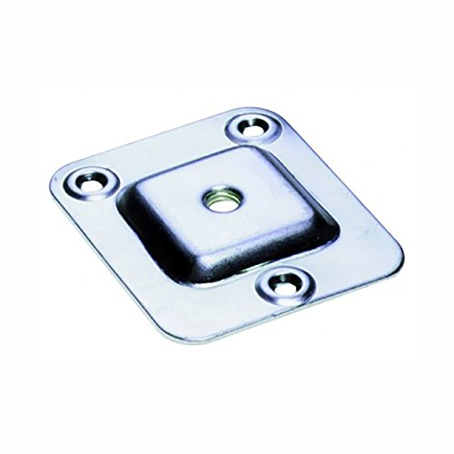 M6 Furniture Fixing Plates Straight Flat Design Ideal for Furniture Feet or Table Legs