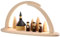 Seiffener Volkskunst | LED Lichterbogen Schwibbogen 42x21cm | Original Erzgebirgische Volkskunst | 15372 | Weihnachten Weihnachtsbogen | Seiffener Kirche
