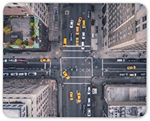 Destination Vinyl Ltd 5th Avenue New York Street Mouse Mat Pad - NYC USA Travel Computer #13257