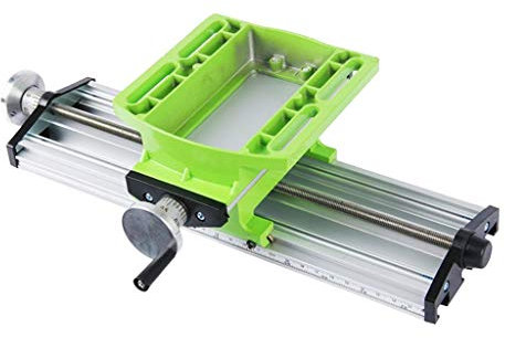 Backbayia Fraiseuse Multifonction Miniature Table de Travail Transversale Foreuse