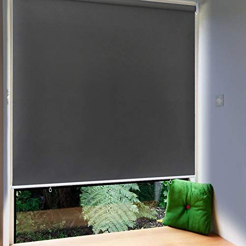 Froadp 180x240cm Stores Enrouleurs Extérieur à Opaque Enrouleur Fonction Thermique Réfléchissante Occultant dans différentes Tailles et Couleurs pour Fenêtres et Portes(Anthracite)