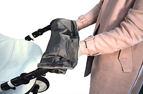 Kinzler Z-10502 Handwärmer, 100% Polyester, anthrazit, 46x50 cm