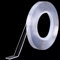Double Sided Tape Heavy Duty (33FT),Poster Tape,Multipurpose Removable Mounting Tape Adhesive Grip,Washable Strong Sticky Wall Tape Strip Transparent Tape Poster Carpet Tape for Paste Items,Width:10mm