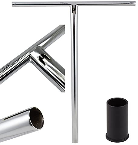 Ethic DTC Trianon Stunt-Scooter Lenker IHC ICS10 SCS Standard 31,8 Park/Street T-Bar + Fantic26 Sticker (Chrome H=67cm)