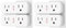 Smart Outlet Extender Surge Protector Dual Smart Socket Work with Alexa and Google Home, Mini Wi-Fi Plugs Control Independently Or Together,10A, No Hub Required, Fcc Listed (4 Pack), White