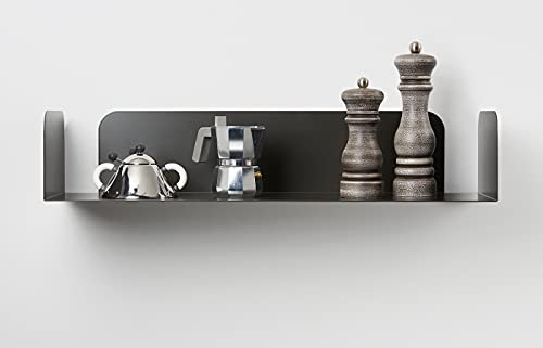 D-Segno Wandregal Metall - Regal Wand, Einzigartiges minimalistisches und modernes Design, Wandbuchhalter, Regal Metall, Modernes Wandregal, Made in Italy