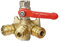 Pneumatik - Hydraulik Groll Druckluft-Verteiler 1/2 PN 16, 3x Schnellkupplung NW 7.2, Kugelhahn 1/2 PN 25, Messing, Vernickelt, 5 Ports, Luftverteiler