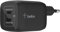 Belkin chargeur secteur double port USB-C 65 W, chargeur rapide Power Delivery 3.0 avec technologie GaN pour iPhone 16, iPhone 15, 14, Plus, Pro, Pro Max, iPad Pro, MacBook, Galaxy S24, S23 et autres