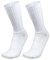 PRIOKNIKO Kompressionsstrümpfe Herren Herren-Kompressionssocken Anti-Rutsch-Silikon Aero White Radsport-Lauf Socken, Weiß, Einheitsgröße 39-45
