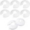 GRVICH 8 PCS Plastic Radiator Pipe Covers Pipe Collars White Radiator Pipe Collars, Radiator Pipe Covers White Pipe Covers, Water Pipe Covers Fit for 15 mm Diameter Pipe