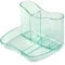 Deflecto Kaddymaster Pen Pot & Desk Tidy Ice Green - Pen Holder For Desk Organiser - All-in-One Pen Pots For Desk Tidy Organiser Set - Pencil Pot For Office Desk Accessories - Stationery Pencil Holder