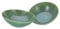 CreaTable, 33085, Serie Sea Breeze, 2-teiliges Geschirrset, Schüssel Set aus Steinzeug, spülmaschinen- und mikrowellengeeignet, Made in Europe
