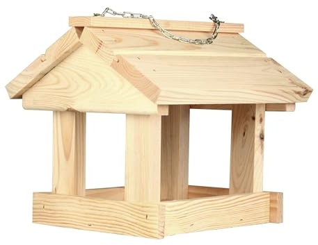 IDEA HOME Vogelfütterer IH Maxi DIY Futterhaus für Vögel Vogelhäuschen für Vogelfutter Futterhaus Vogelfutterstation Holz