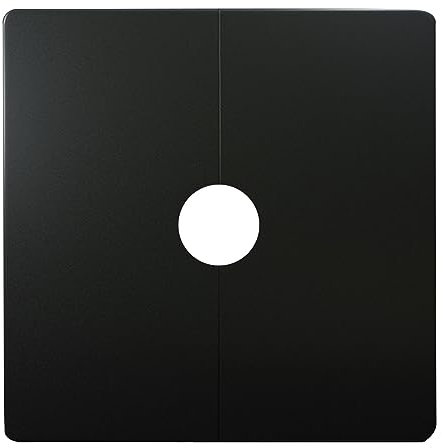 BYUTFA-Placa de Escudo Cuadrado Dividida de plástico, Brida Dividida de Pared para tubería de 0,47 ''/0,87''/1,26'' de diámetro, Hardware doméstico