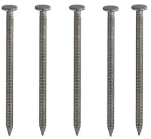 Bright ANNULAR Ring Shank Nails 20mm 25mm 30mm 40mm 50mm 65mm 75mm 100mm (50 x 75mm Annular Ring Shank Nails)