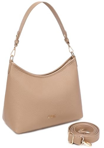 cotwoco Handtasche Damen Umhängetasche - Crossbody Bag Elegant Hobo Bag Shoulder Bag for Women PU Leder Schultertasche Damen mit Abnehmbarem Schultergurt für Schule Büro Arbeit Reisen Ausflug Einkauf