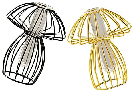 BESPORTBLE 2pezzi in e Vetro Contenitore Per Piante Idroponiche Fioriera Decorativa Struttura Per Arredamento Casa e Ufficio