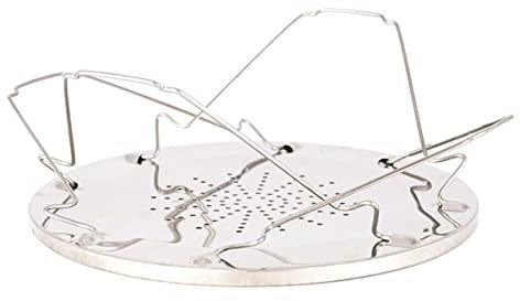 OFFSCH Griglia per Tostapane in Acciaio Inox Griglia Scaldapane da Cucina Resistente E Liscia per Toast E Piatti Deliziosi