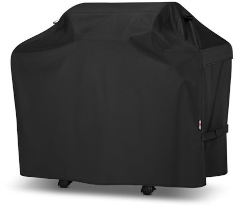 Unicook Barbecue Cover 127 CM - Heavy Duty Waterproof BBQ Cover for Outdoor, Grill Cover Compatible for Weber Char Broil Brinkmann Outback, 127 x 56 x 102 cm