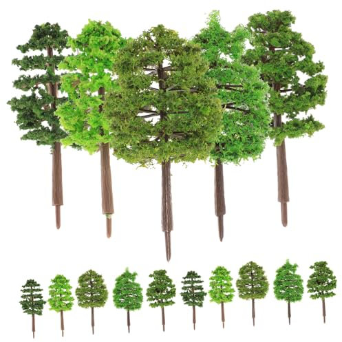PRETYZOOM 30stücke Miniatur-baumschmuck Für Eisenbahnszenen Architekturmodelle Und Landschaftsdekorationen Naturgetreue Details Wiederverwendbar Und Langlebig Für DIY-projekte