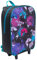 OHS Kids Backpack for Boys & Girls with Wheels Gaming Print, Waterproof Multi-Functional Design Trolley Backpack School Bag for Holiday Trips, Purple-40x25x20cm