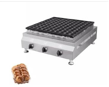 Mini máquina de panqueques – Parrilla eléctrica de 100 hoyos para cocción rápida, ideal para desayunos y aperitivos familiares – waflera holandesa de 220 V