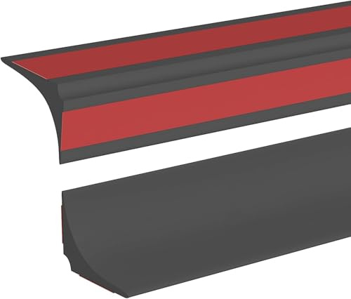 Zayejod 3 Meters Black Silicone Shower Tray Sealing Strip(15mm×15mm) Bath Sink Bathtub Edging Edge Seal Trim,Wet Room Floor Water Barrier Retaining Caulk Strip,Beading for Tile,Countertop