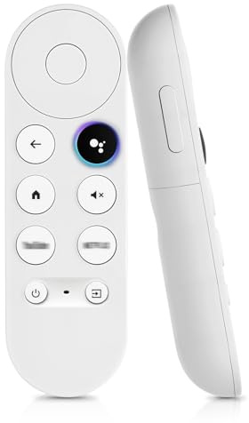 Voice remote control for Google Chromecast, G9N9N for Chromecast with Google TV remote control, for Google TV Streamer GA01409 GA01919 GA01920 GA01923 GA02463 GA02464 (only for Snow Chromecast Google)