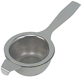 Dexam 17840526 Tea Strainer with drip bowl, Stainless steel