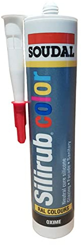 Soudal Sapphire Blue Silicone Sealant 310ml RAL 5003 | Waterproof & Mould Resistant | Flexible Sealant for Windows, Doors, Bathrooms & Exterior Use
