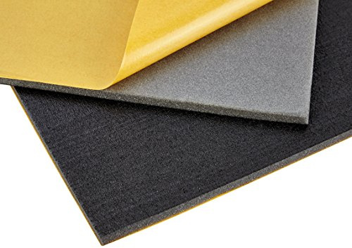baytronic DSM Dämmschaummatte, selbstklebend in verschiedenen Größen (200x500x20mm), Grau, 208172