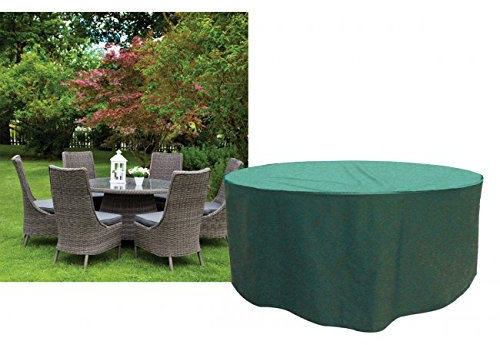 Worth Gardening 6-8 Seater Round Furniture Set Cover - Green