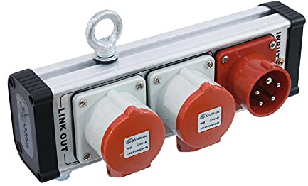 EUROLITE SAB-322 Stromverteiler | Roadtauglicher Stromverteiler mit CEE-Eingang