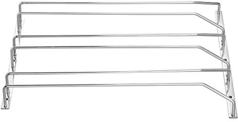 Dianoo Sotto Il Portaoggetti Del Portabottiglie Portabottiglie Appendiabiti A Filo In Acciaio Inox 15,8 Pollici 2 Righe