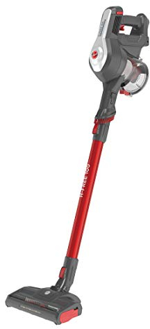 Hoover Cordless Vacuum Cleaner, H-Free with up to 25 mins run-time, Lightweight, Pet Tool, Grey & Red [HF122RPT]