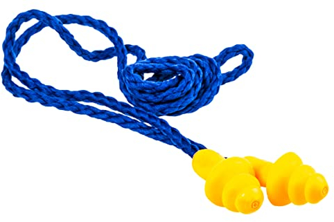 3M E.A.R Soft FX Mehrweg Gehörschutzstöpsel, Monopren Gelb, SNR 25dB, 50 Paar, Packung a 50 Stück