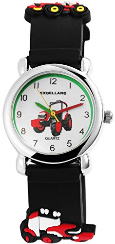 Excellanc Kinderuhr Junge & Mädchen Armbanduhr Kinder Analog – Kinder Uhr Kinderarmbanduhr ab 7 Jahre Kids Watch