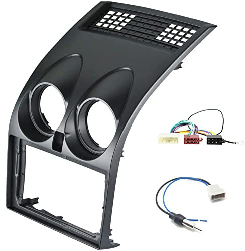 sound-way Kit Montaje Autoradio, Marco 2 DIN Radio para Coche, Adaptador Pantalla 9 Pulgadas Compatible con Nissan Qashkai 2007-2014