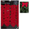20 Pack 8cm Red Velvet Bows Christmas Tree Decoration