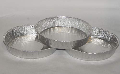 100 x 6 Round Foil Trays with No Holes