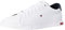 Tommy Hilfiger Men Essential Leather Detail Vulcanised Trainers, White (White), 46 EU