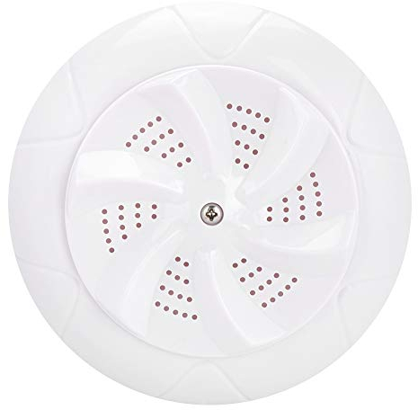 Mini Portátil Turbo Automático Eléctrico Lavado Máquina Lavadora Ropa sucia Familiar Pequeña Ultrasonido Turbo Viaje(blanco)