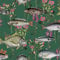 Poisson du lagon Papier Peint Vert Holden 13060
