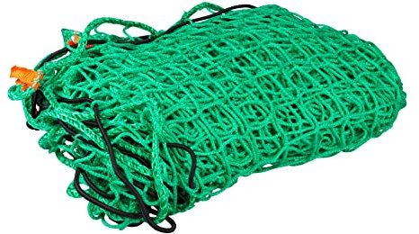 Windhager Ladungssicherungsnetz, 2 x 3 m, Ladeschutz, Universalnetz, flexibel und reißfest, Grün