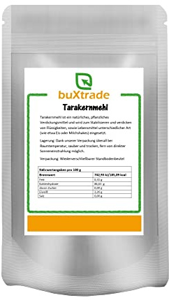 100g Tarakernmehl | Verdickungsmittel | Vegan | Vegetarisch | Superfood | Buxtrade