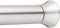 Amazon Basics Bastone regolabile per tenda da doccia, da 107 a 185 cm, in nichel