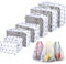 Sciphylia Organisateur Valise Lot de 10 Organisateur de Voyage de Rangement Imperméables Pochettes de Rangement pour Vêtement Chaussures Sous-vêtements Cosmétiques Sacs pour Femmes Hommes Cactus Blanc