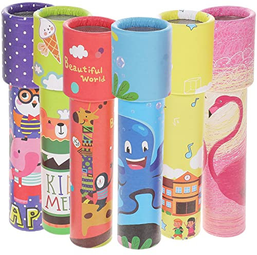 NUOBESTY Klassische Kaleidoskope Spielzeug 8 Stücke Kinder Pädagogische Kaleidoskope Spielzeug Mini Kaleidoskop Spaß Spielzeug Für Kinder Party Favors Schule Klassenzimmer Preise Füller
